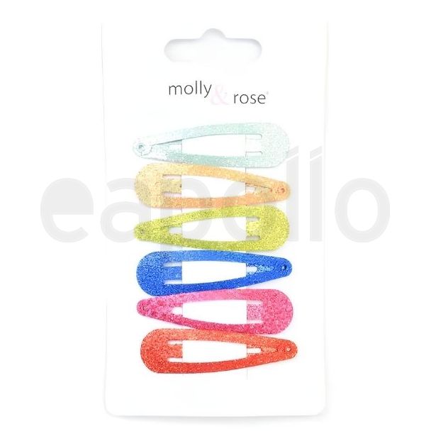 6pcs Glitter Sleepies - Assorted - 5cm