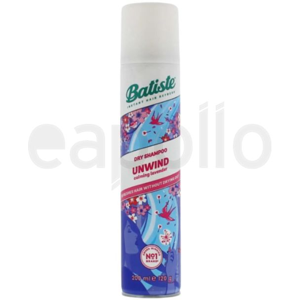 Batiste Dry Shampoo - Unwind Calming Lavender (200ml)