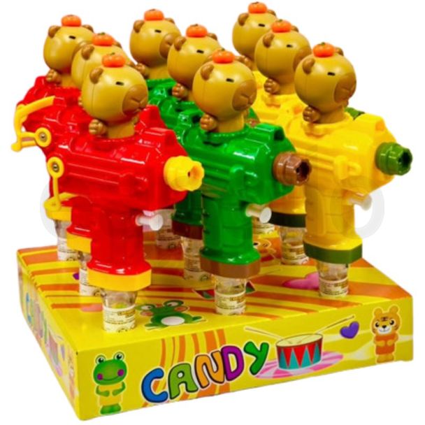 Capybara Water Candy Gun with Pressed Sweets Pack of 9