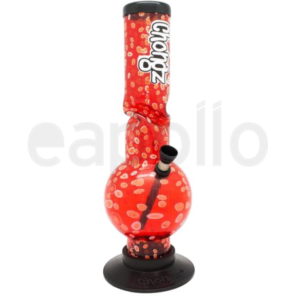 Chongz "Foxey" Acrylic Ice Bubble Waterpipe - Assorted - 12 Inch