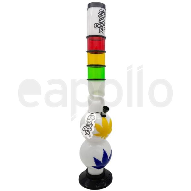 Chongz "Leafhound" Acrylic Ice Waterpipe - Assorted - 19.5 Inch