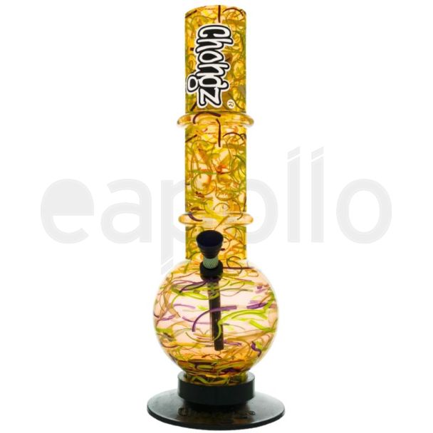 Chongz "Terrible Human" Acrylic Waterpipe - Assorted - 12 Inch