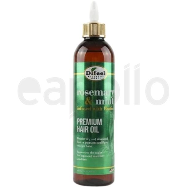 Difeel Premium Hair Oil - Rosemary & Mint (237ml)