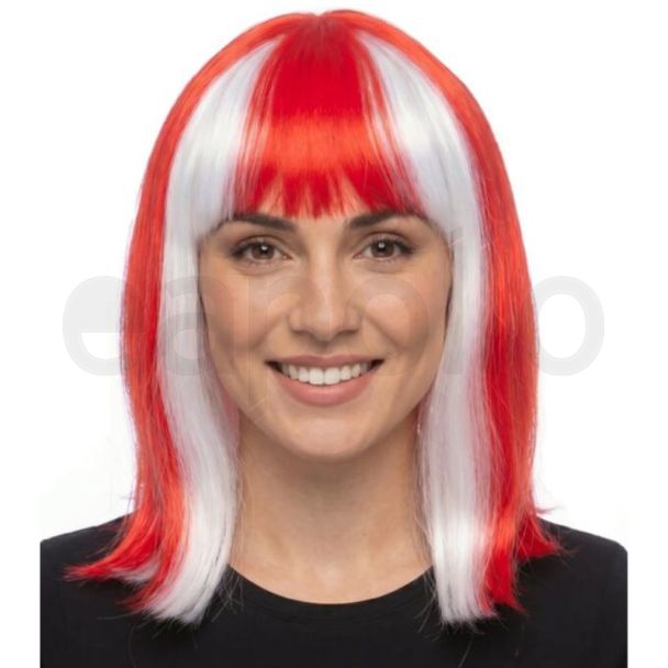England Patriotic St George Costume Wig