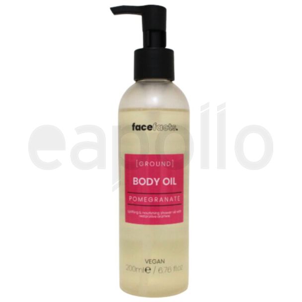 Face Facts Body Oil Pomegranate - Ground (200ml)