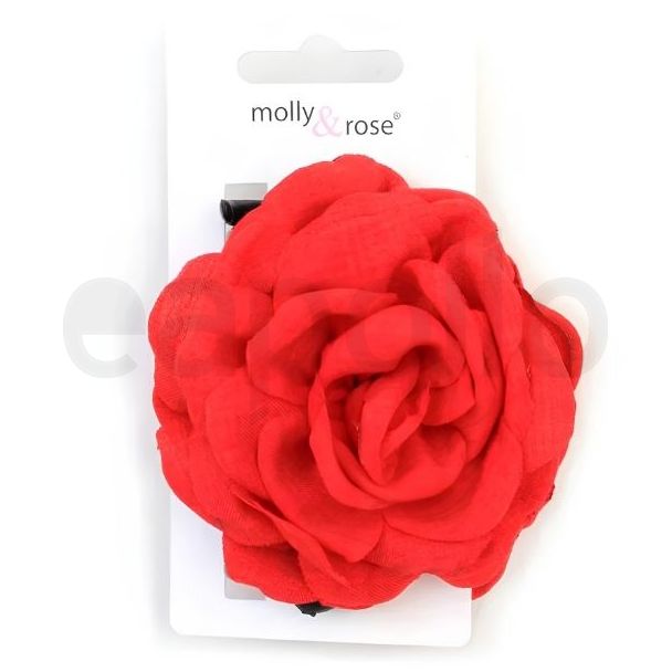 Flower Fabric Hair Clamp - Assorted - 7.5cm