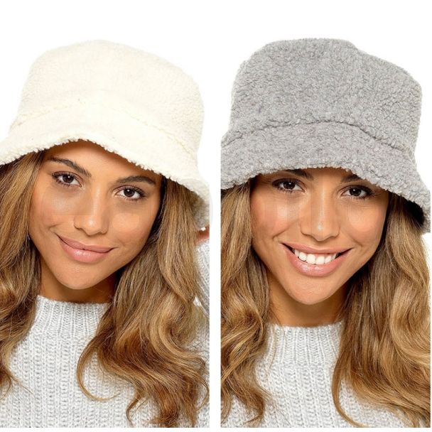 Ladies Winter Bucket Hat - Assorted Colours 