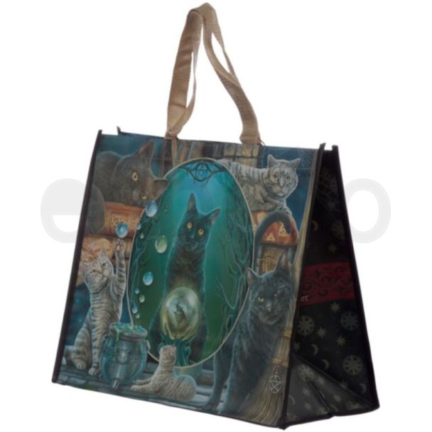 Lisa Parker Reusable Shopping Bag - Magic Cat Montage