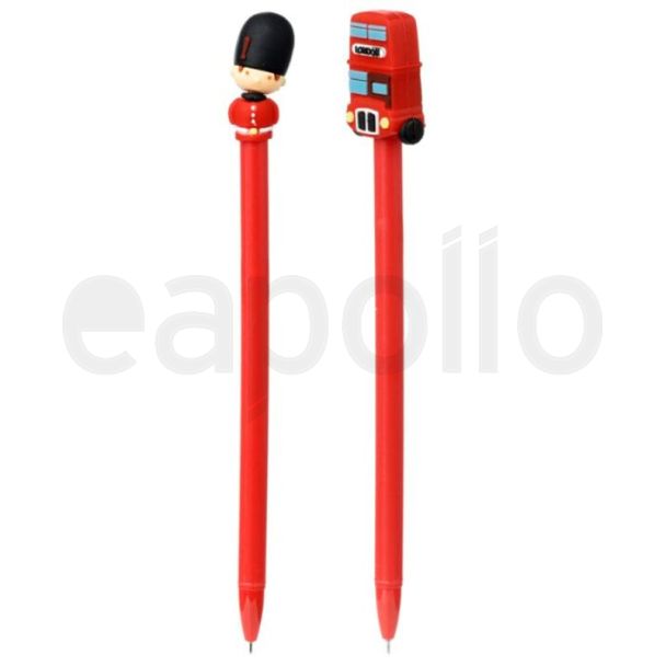 London Souvenir Guardsman & Routemaster Bus Tip Pen - Fine