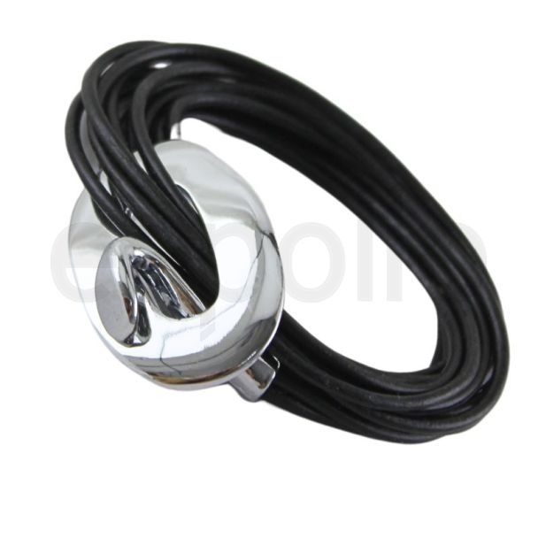 Men's Six-Strand Adjustable Leather Bracelet 