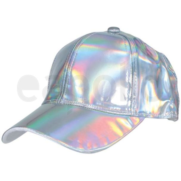 Metallic Baseball Cap - Silver