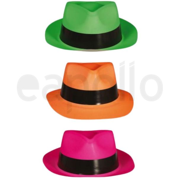 PVC Gangster Hat - Assorted