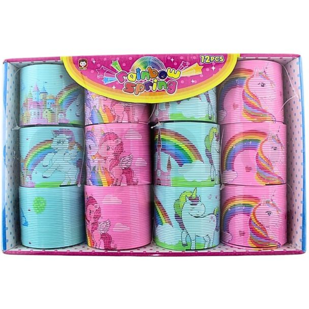 Rainbow Spring Unicorn Design For Kids (12pcs) - Assorted