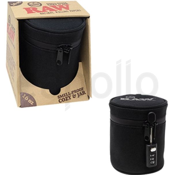Raw Odourless Mason Jar Case 16oz - 11.5 x 8.5cm