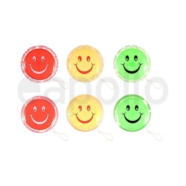 Yo-yo's Smiley Faces Mini Toy Pocket Sized (4.8cm) - Assorted Colours