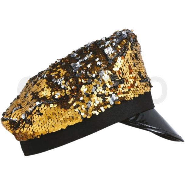 Sequin Cap - Gold 
