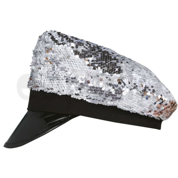 Sequin Cap - Silver