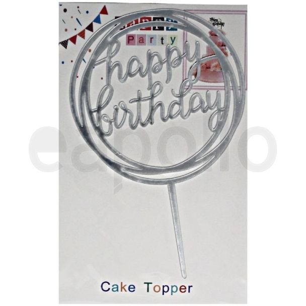 Happy Birthday Cake Topper