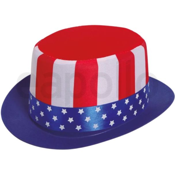 American Flag Top Hat