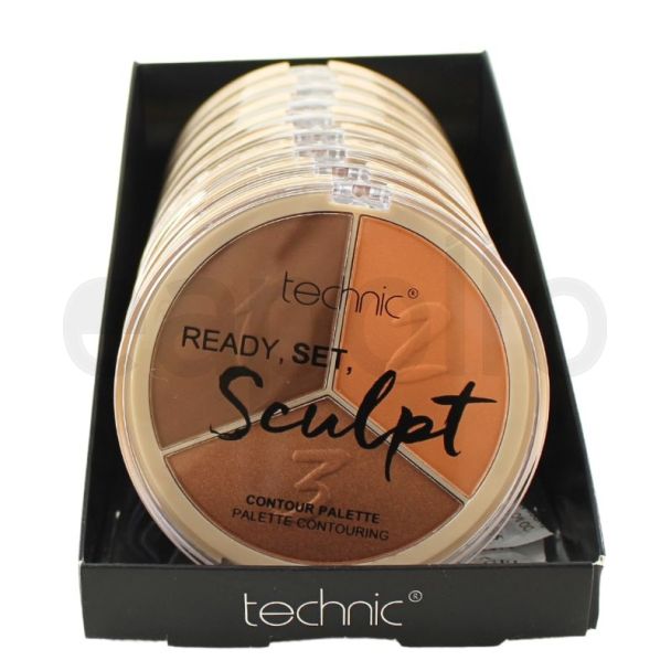 Technic Ready Set Sculpt Contour Palette - Warm 