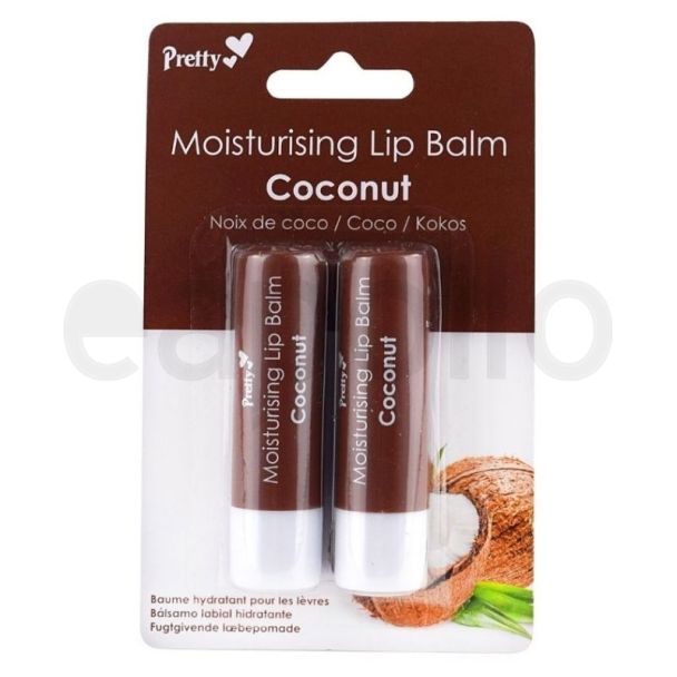 Wholesale Pretty Moisturising Lip Balm Coconut 