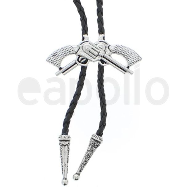 Vintage Western Gun Bolo Tie