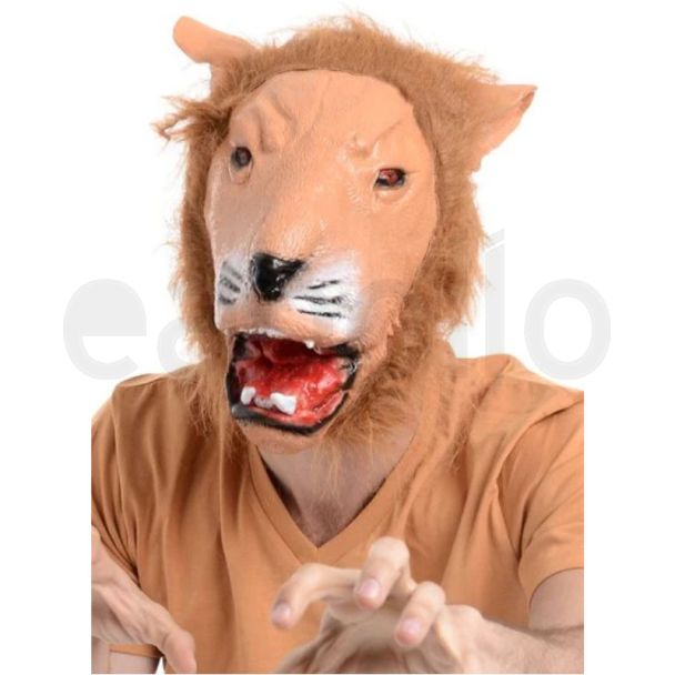 Large Latex Lion Head Mask