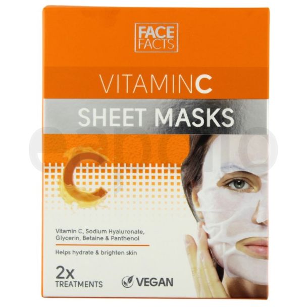 Wholesale Face Facts Vitamin C Sheet Masks 