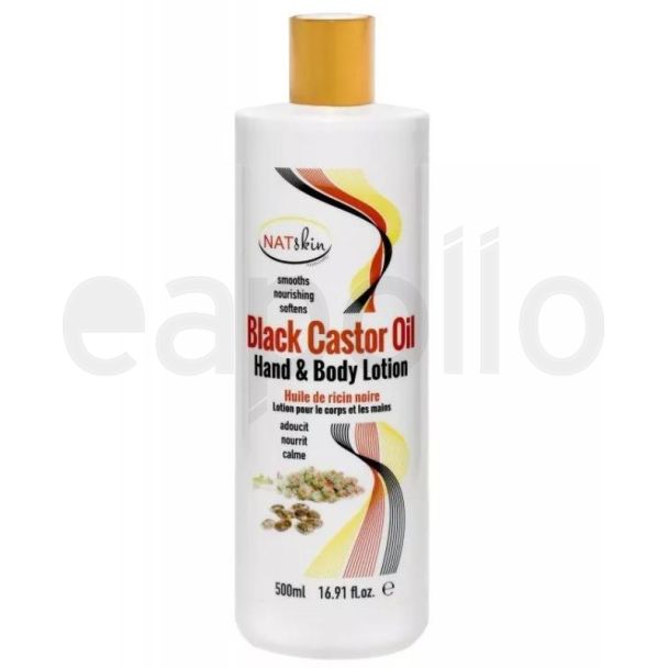 Wholesale Haz Natskin Black Castor Oil Hand & Body Lotion - 500ml