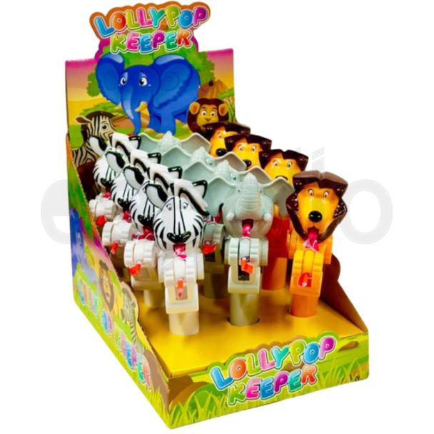 Zoo Animal Lollipops Assortment – Pack of 12