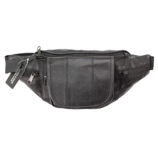 Wholesale Biggs & Bane Genuine Leather Black Bum bag