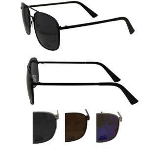 Wholesale Unisex Thin Framed Aviator Style Sunglasses - Assorted Colours