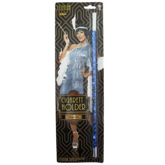 1920's Blue Sequin Cg Holder - Fancy Dress