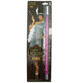 1920's Pink Sequin Cg Holder