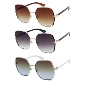 Ladies Designer Geometric Sunglasses - Assorted