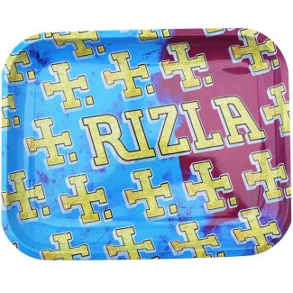 Rizla Multi Logo Metal Tray - Medium (30 x 22 cm)