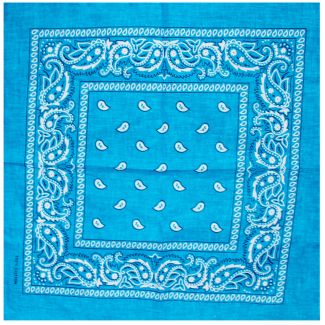 Paisley Bandanas - Turquoise
