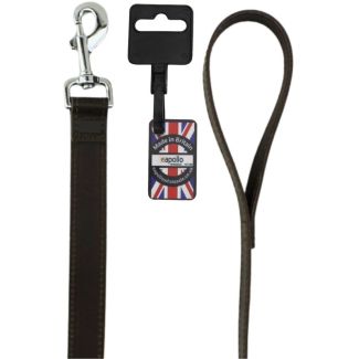 Plain Leather Lead - Brown (20'')