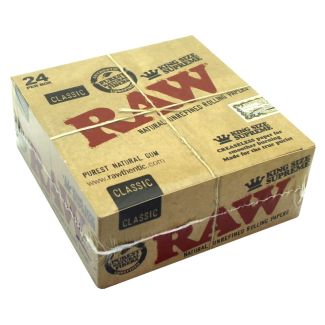 RAW Classic Natural Unrefined R-Paper - King Size Supreme 