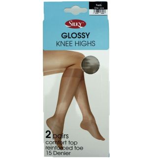 Wholesale Silky's 15 Denier Glossy Knee Highs - Nude (One Size)