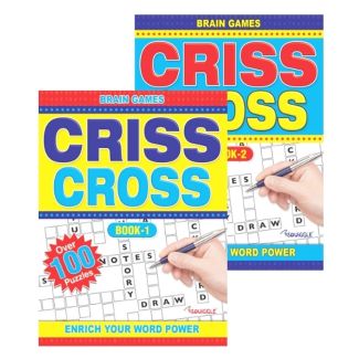 A4 Criss Cross Activity Book - Assorted