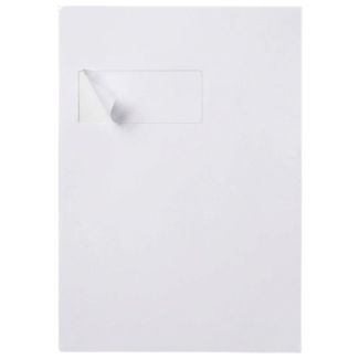 A4 Address Labels - 110 x 80 mm, 1 Label per Sheet (50 Sheet Pack)