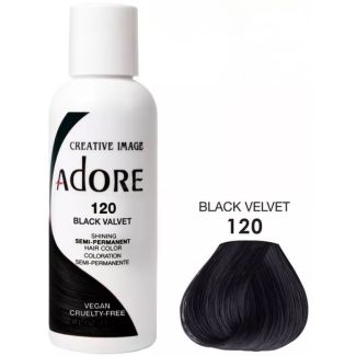 Adore Semi-Permanent Hair Dye 118ml - Black Velvet (120)