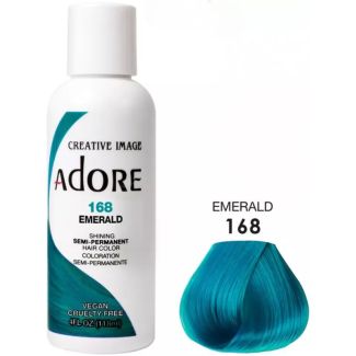 Adore Semi-Permanent Hair Dye 118ml - Emerald (168)