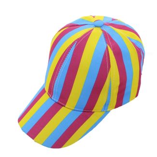 Adults 6 Panel 100% Cotton Baseball Cap - Pansexual 