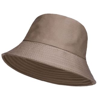 Adults Reversible Bucket Hat - Beige