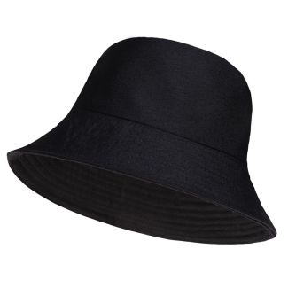 Adults Reversible Bucket Hat - Black 