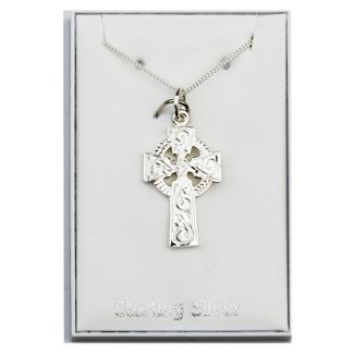 Sterling Silver Ankh Cross Necklace (20mm)