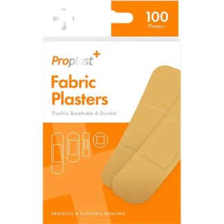 Assorted Fabric Plasters – Pack of 100