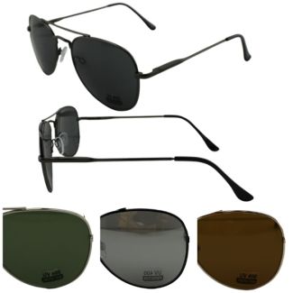 Wholesale Unisex Aviator Sunglasses - Assorted Colours 